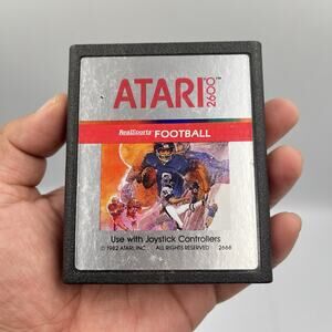 Football ATARI 2600 Vintage Game CX2668, 1988 Real Sports